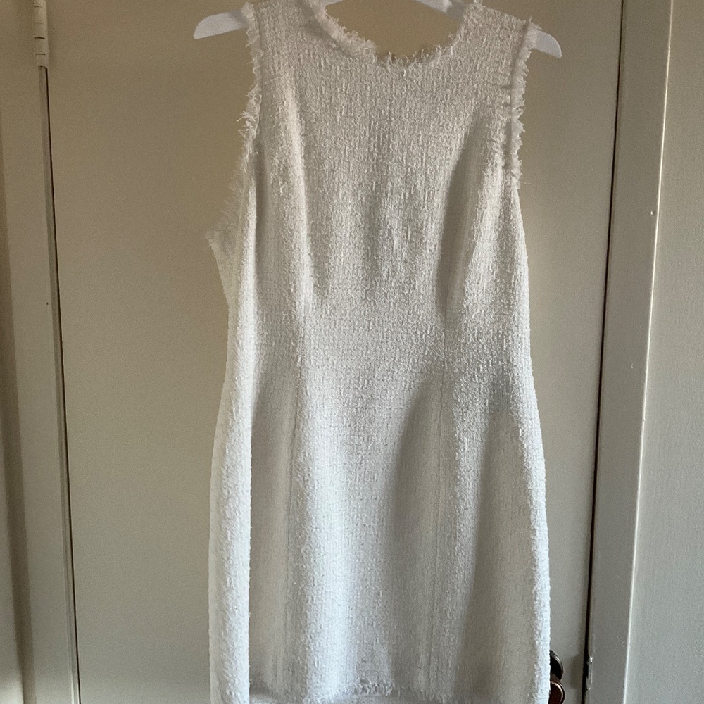 BALMAIN Sleeveless Tweed Dress - Picture 4 of 9